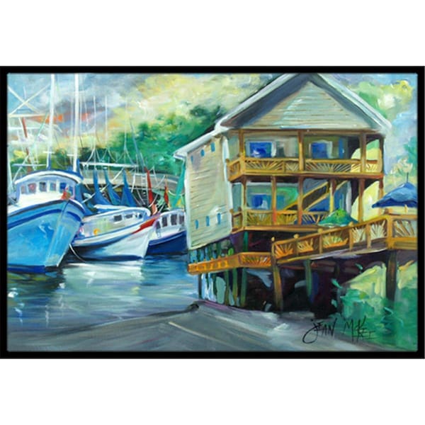 Carolines Treasures Ocean Springs Harbour Landing Indoor and Outdoor Mat- 24 x 36 in. JMK1069JMAT - main